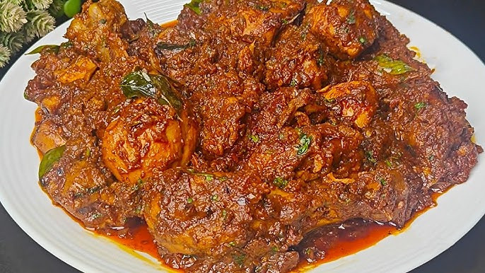 Deshi Chicken Bhuna  / Jal Fry  ( 4 Pis )